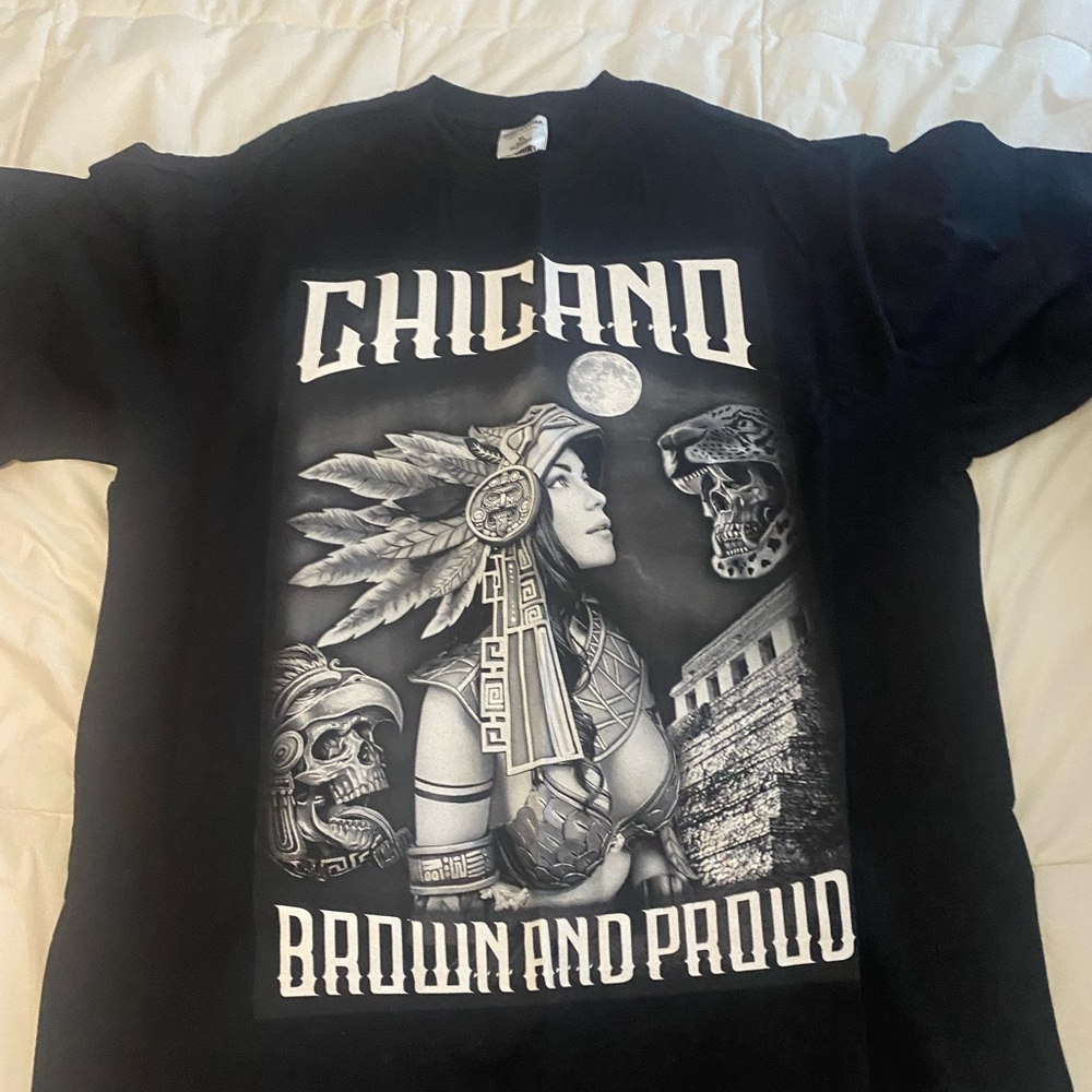 Chicano Black Graphic Tee - Short Sleeve